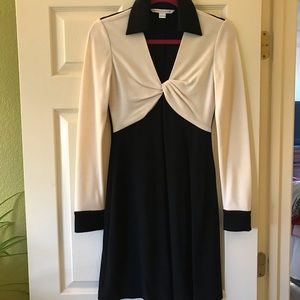 Diane VonFurstenberg Black and White Dress